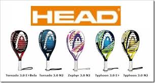 Head paddle tennis rackets